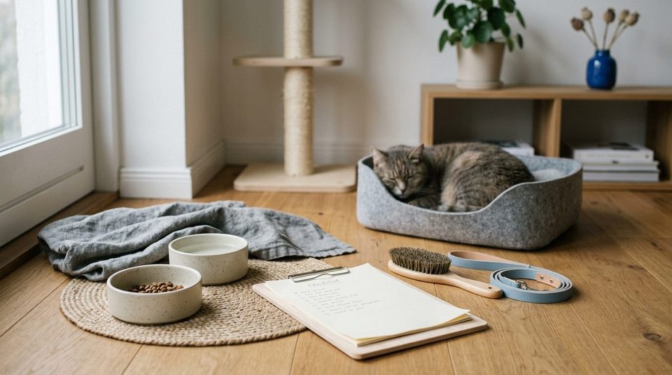 Illustrationsfoto til guiden: Kattepasning i ferien: Tjekliste til den, der passer katten