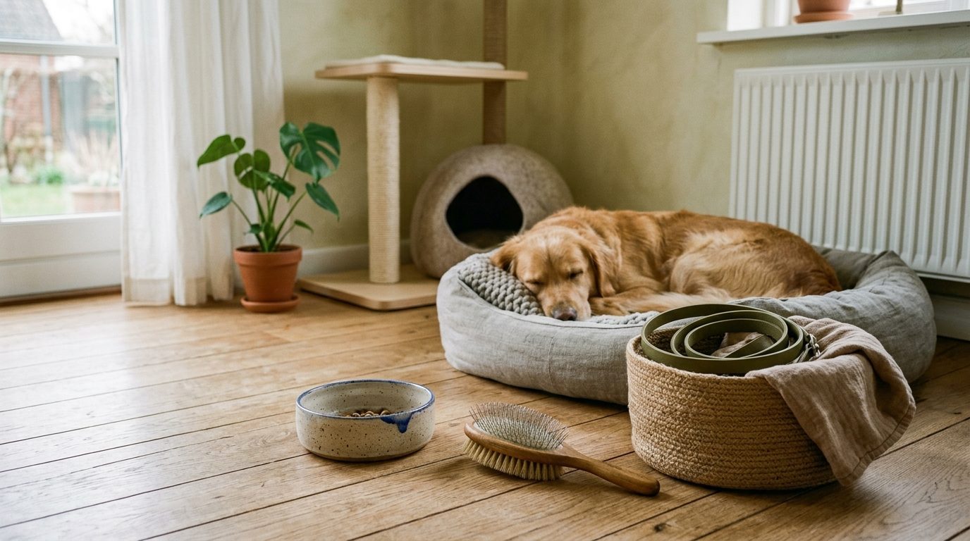 Illustrationsfoto til guiden: Pelspleje derhjemme: Børstning af hund og kat mellem groomingbesøg